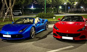 Cặp đôi siêu xe Ferrari mui trần đỉnh cao ở Hà Nội
