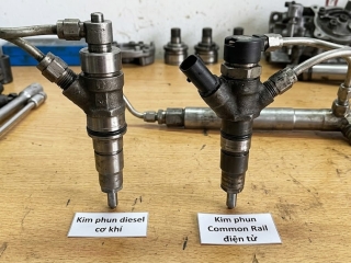 Phân biệt kim phun diesel cơ và kim phun Common Rail