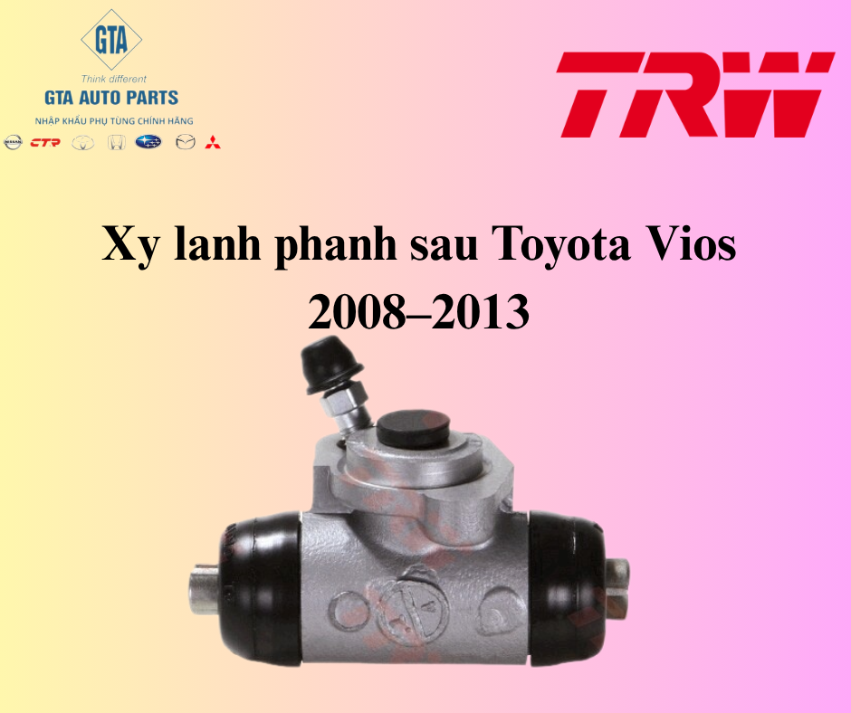 Xy lanh phanh sau Toyota Vios 2008–2013