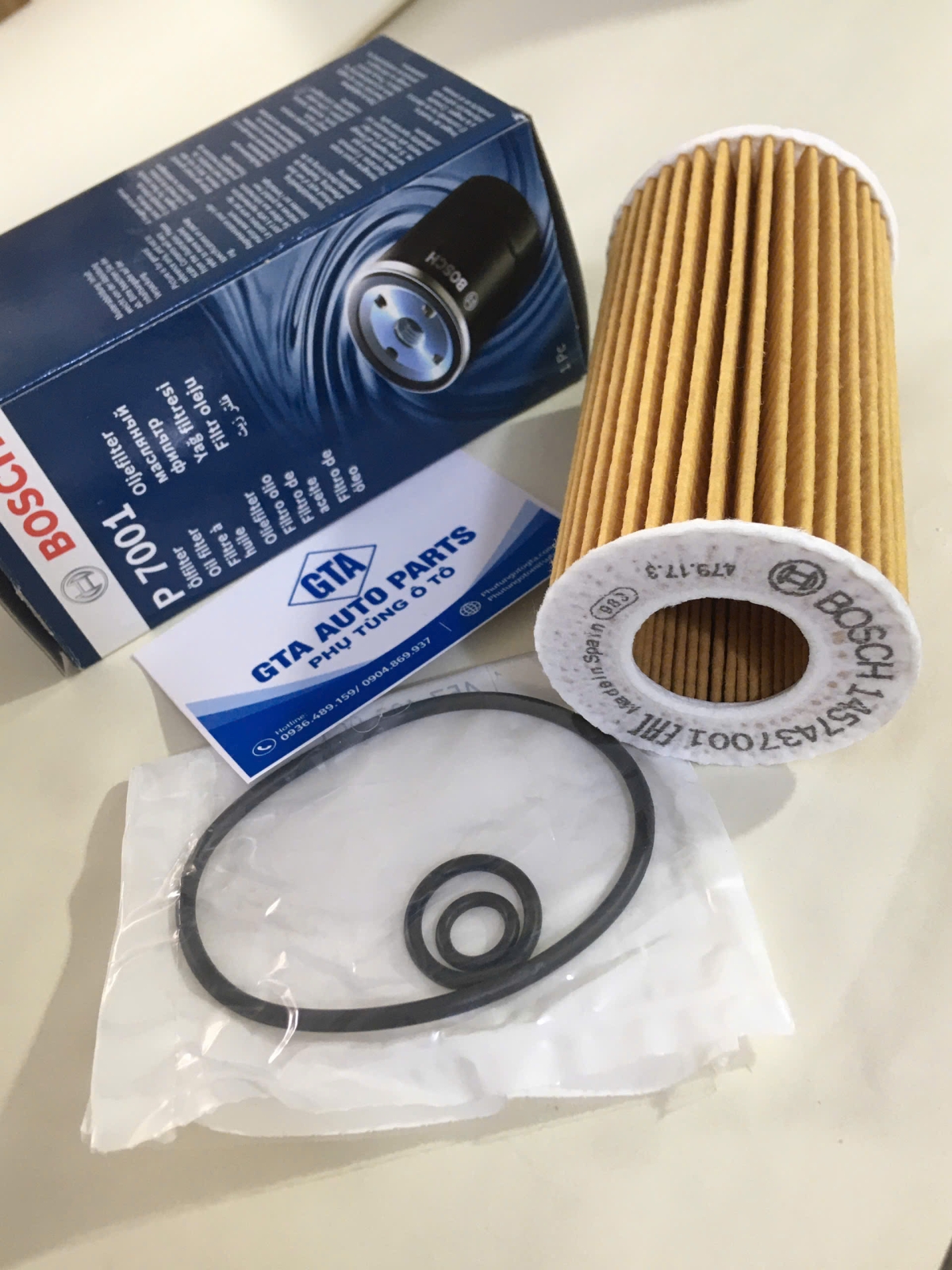 Lọc nhớt động cơ Bosch Mercedes-Benz 1457437001 P7001