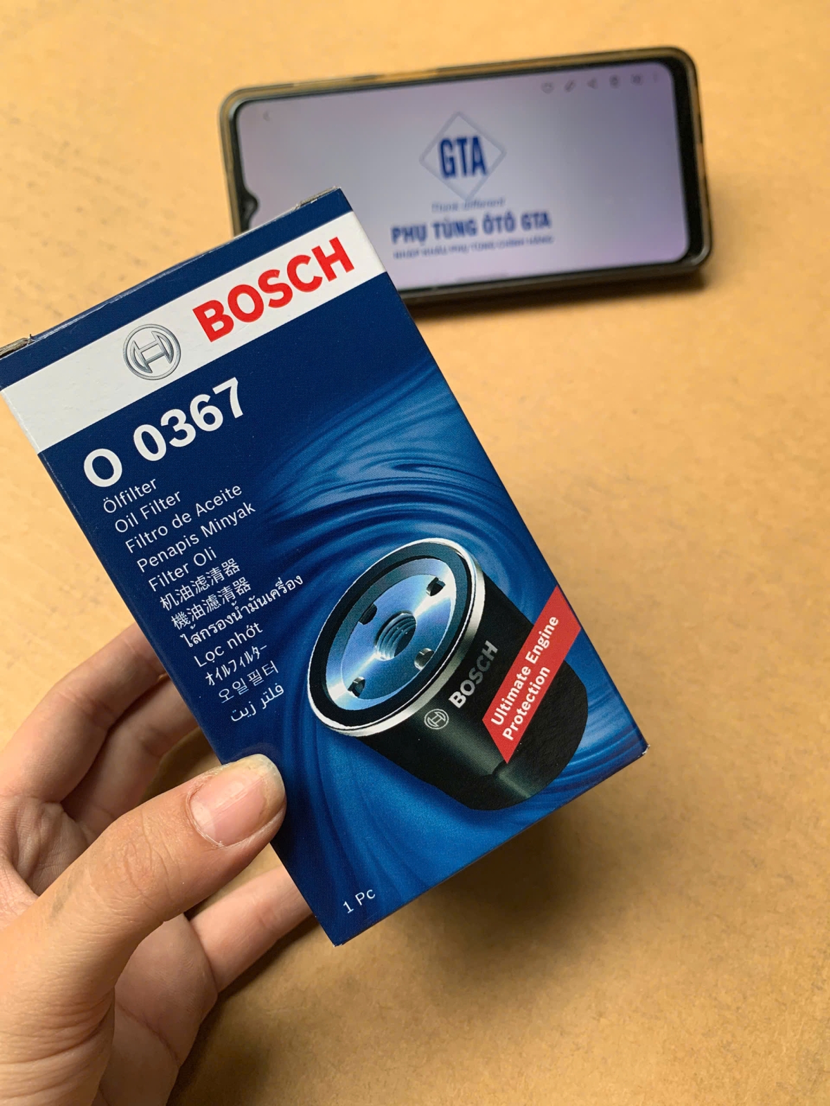 Lọc dầu động cơ Bosch Hyundai Kia 0986AF0367 O0367