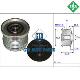 Pu ly máy phát Mondeo 00-07, Focus 05-, Volvov50 04-, Triton 17-