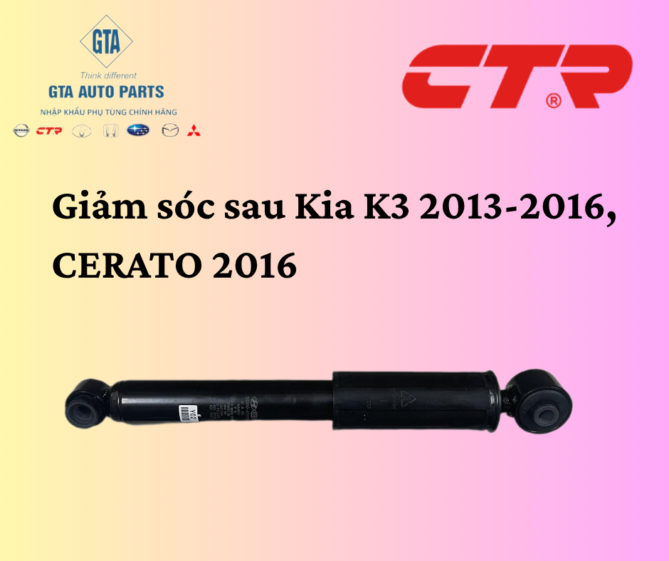 Giảm sóc sau Kia K3 2013-2016, CERATO 2016