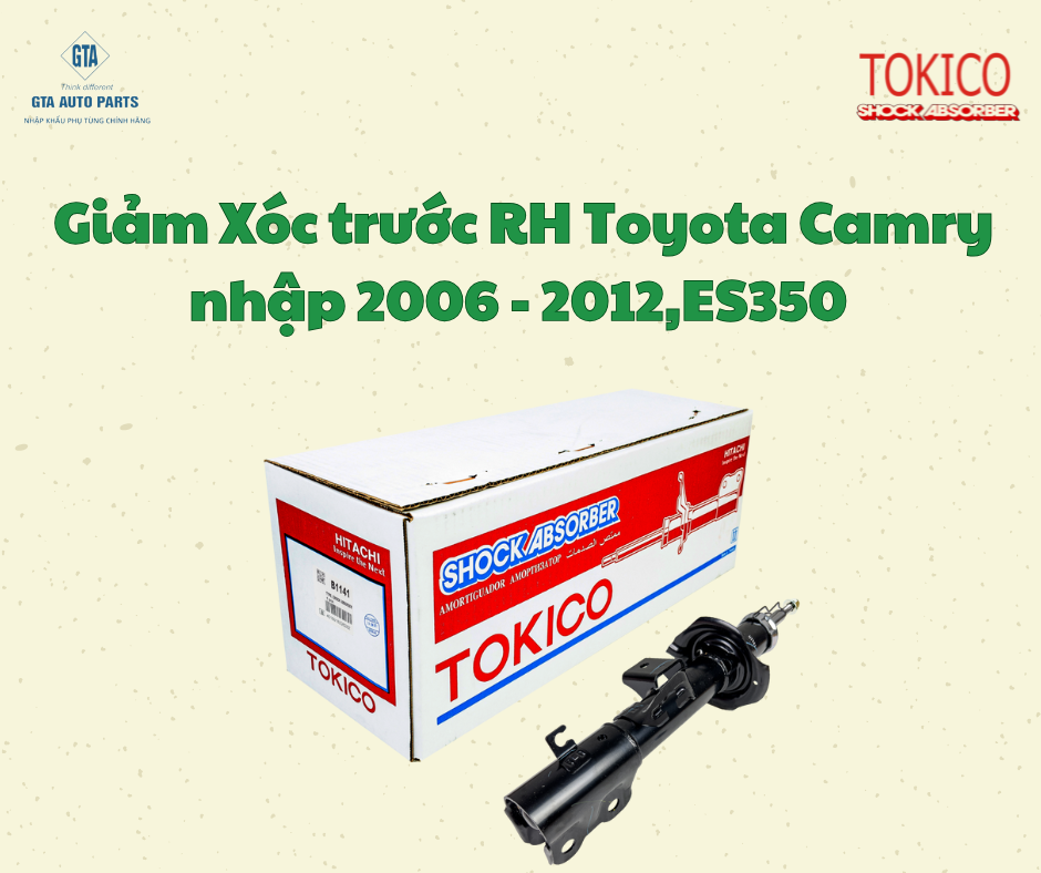 Giảm xóc trước RH Toyota Camry nhập 2006 - 2012,ES350(TOKICO)