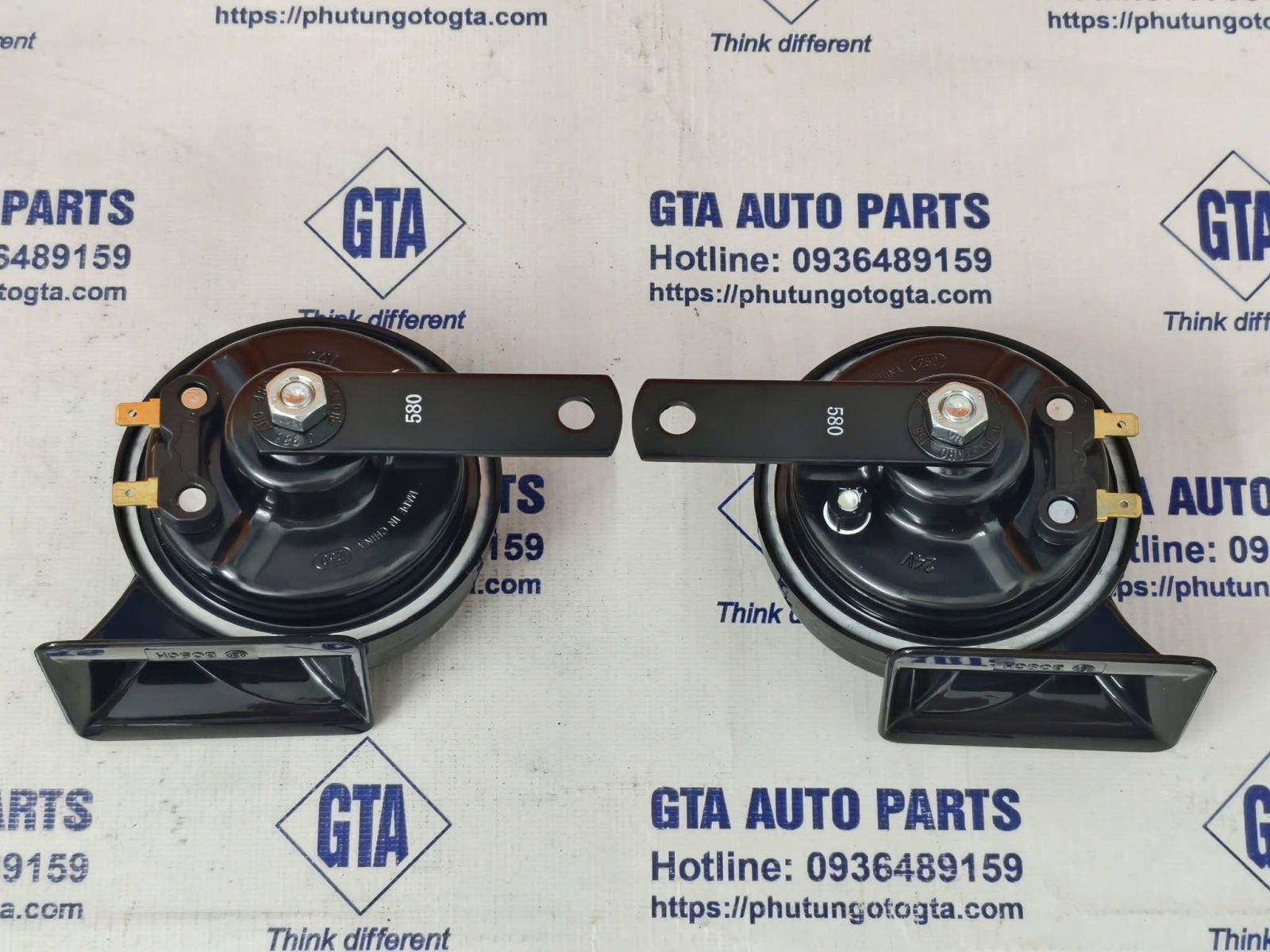 Còi sên 24V phù hợp với hệ thống 24V chủ yếu cho xe bán tải, xe tải, xe van, xe buýt, xe tải