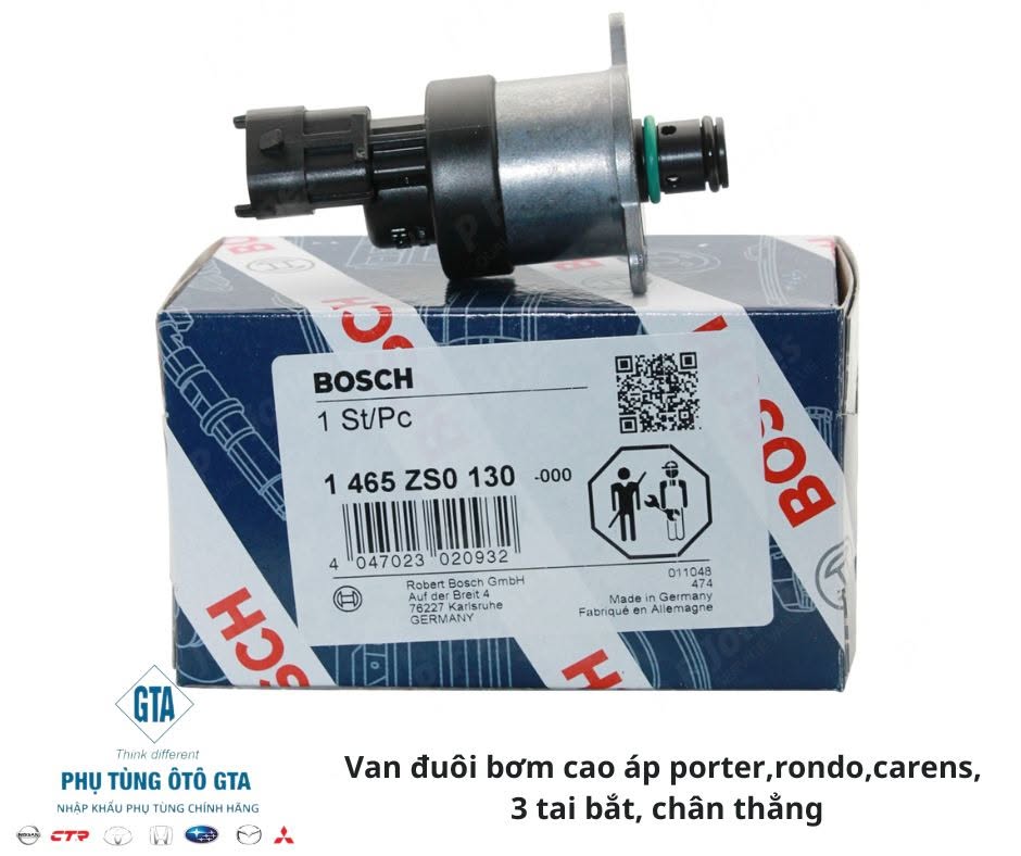 Van đuôi bơm cao áp porter,rondo,carens, 3 TAI BẮT, CHÂN thẳng