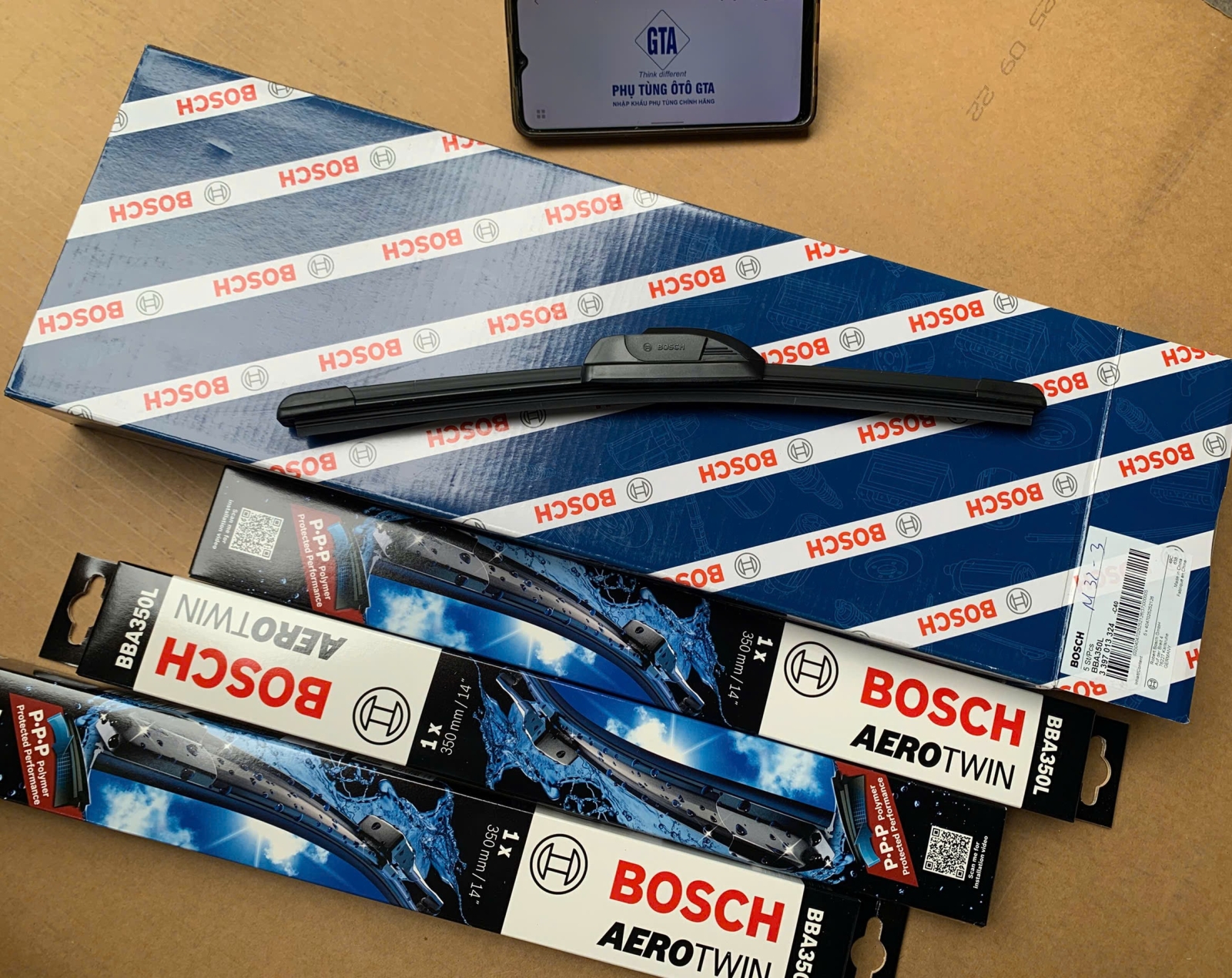 Chổi gạt mưa Bosch Aerotwin 14 inch 350mm – Móc chữ U- 3397013324