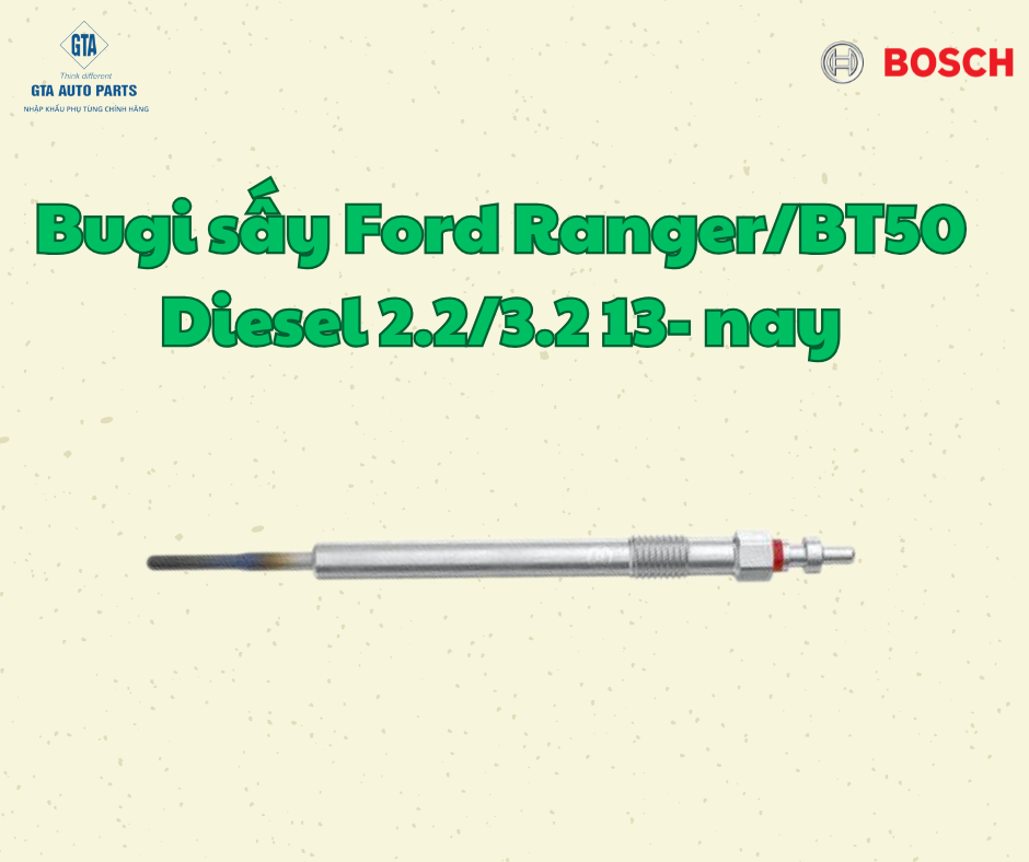 Bugi sấy Ford Ranger/BT50 Diesel 2.2/3.2 13- nay (BOSCH)