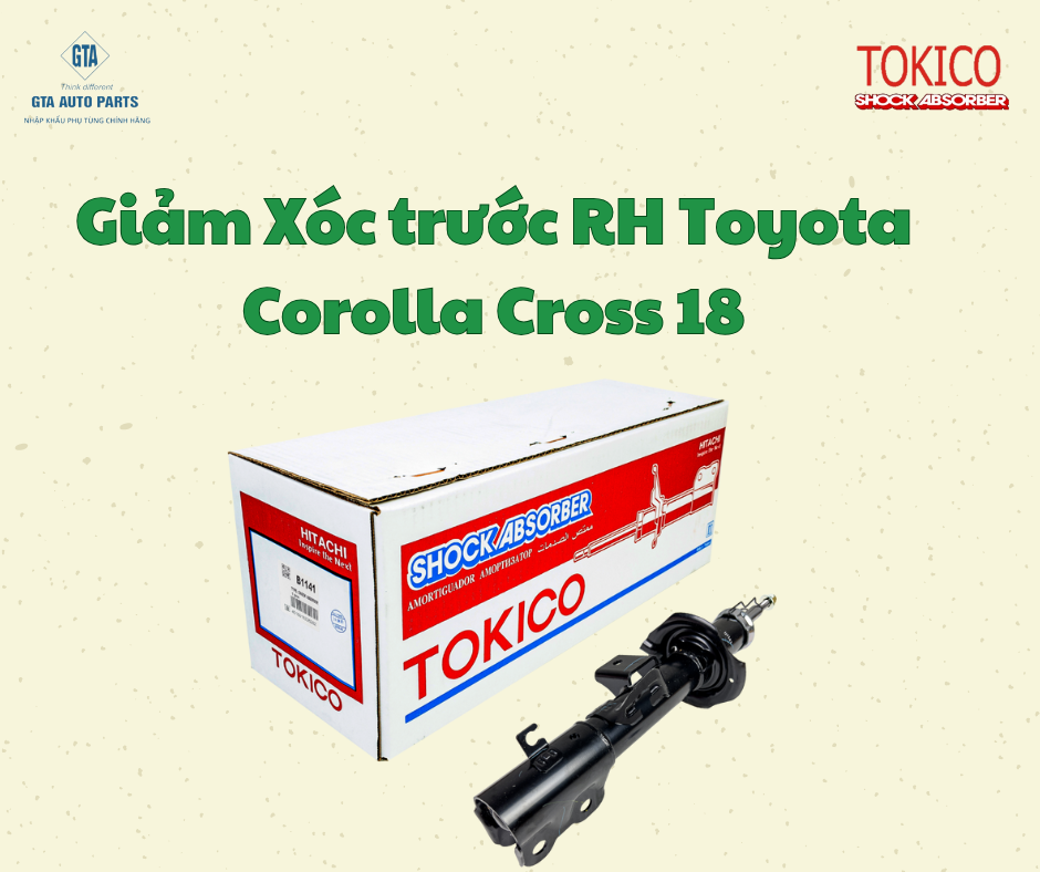 Giảm xóc trước RH Toyota Corolla Cross 18(TOKICO)