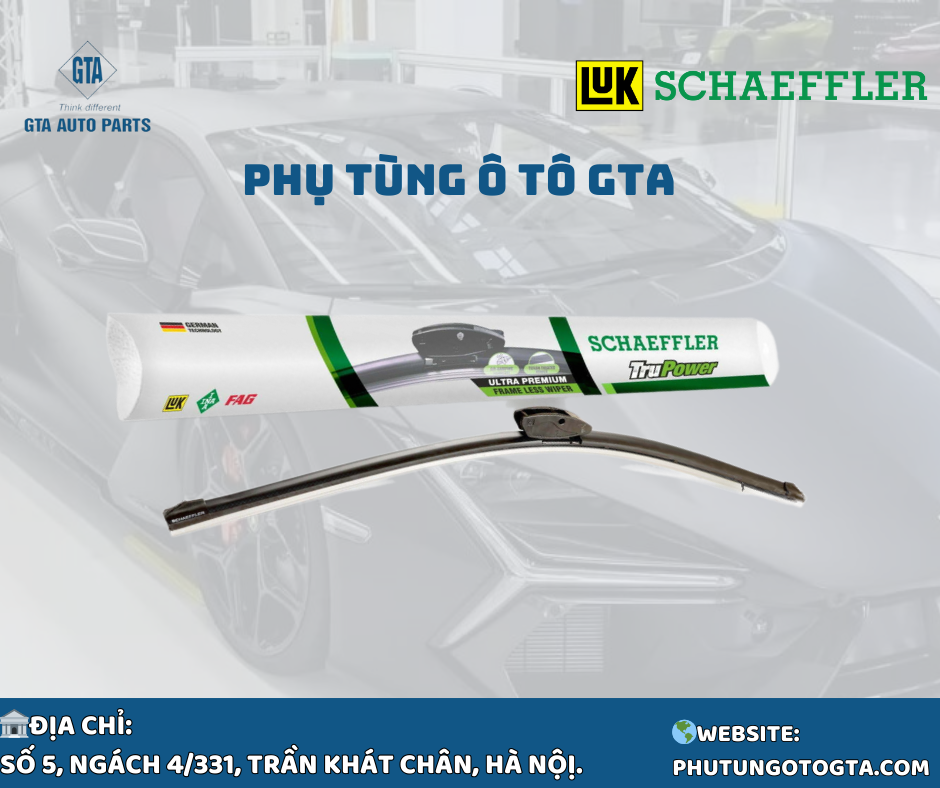 Chổi gạt mưa 20 inches, 500mm THÂN MỀM-Schaeffler