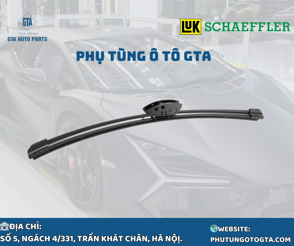 Chổi gạt mưa 16 inches, 400mm, THÂN MỀM- schaeffler