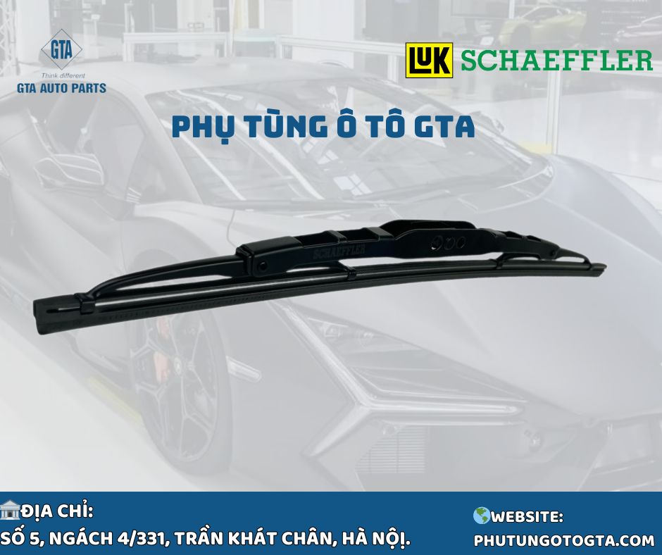 Chổi gạt mưa 14 inhes, 350mm XƯƠNG SẮT-Schaeffler