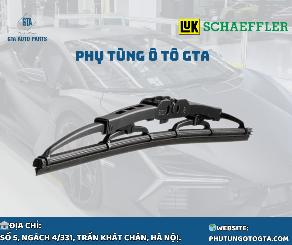 Chổi gạt mưa 16 inches, 400mm, XƯƠNG SẮT-schaeffler