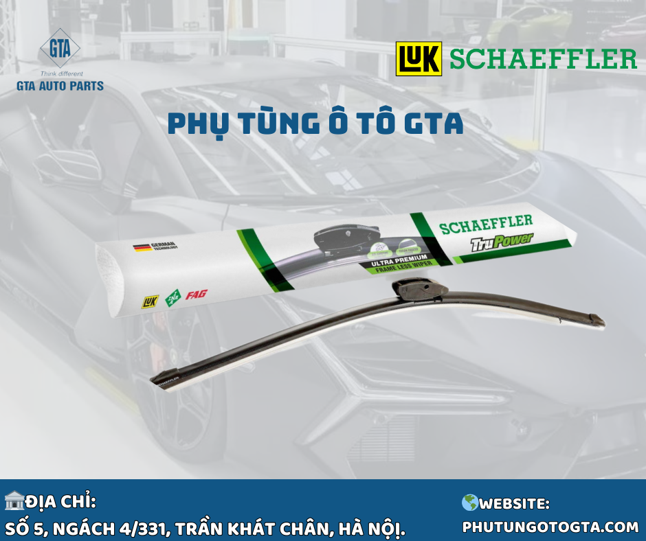 Chổi gạt mưa 24 inches, 600mm THÂN MỀM -Schaeffler