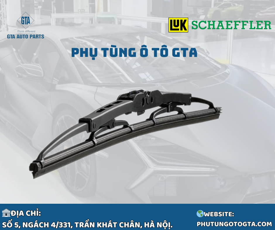 Chổi gạt mưa 24 inches, 600mm XƯƠNG SẮT-Schaeffler